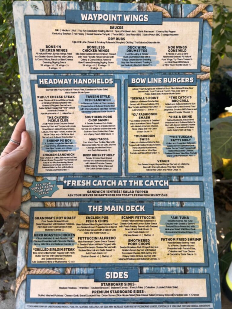 The Catch Neighborhood Bar & Grill Menu 1