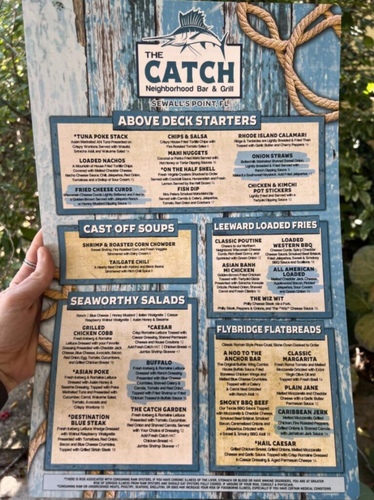 The Catch Neighborhood Bar & Grill Menu 2