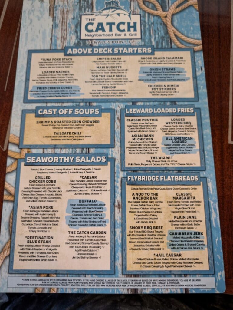 The Catch Neighborhood Bar & Grill Menu 8